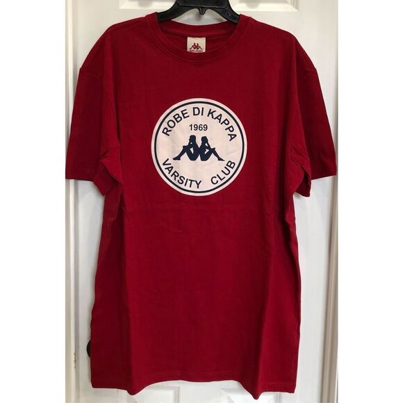 KAPPA X ROBE - NWT - M Sz XXL Giovani Mano Graphic Print Tee in Red Chili Pepper - Picture 8 of 13